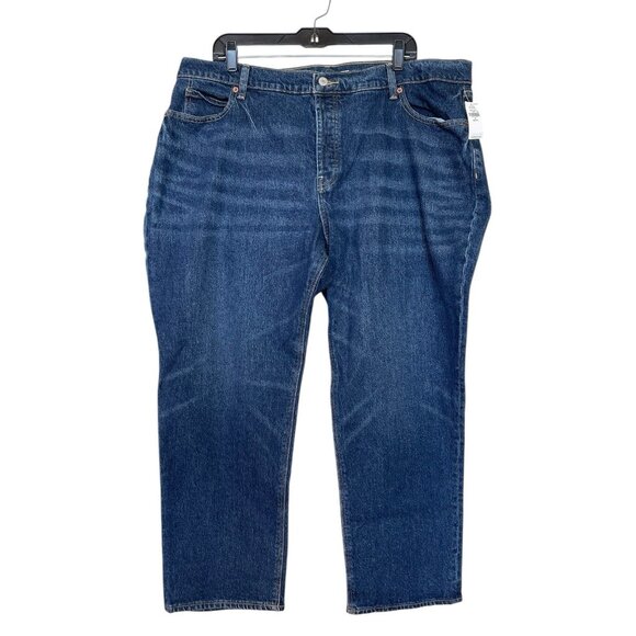 Old Navy Jeans Womens Size 18 Petite High Rise Slouchy Straight Secret Pockets - Picture 1 of 7